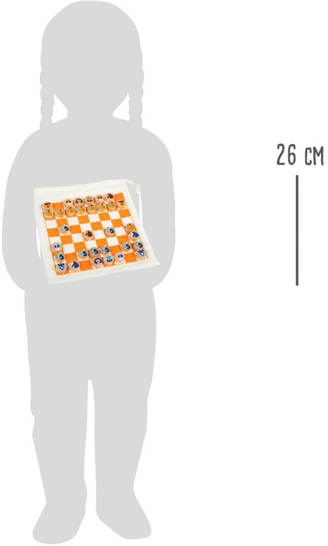 small foot Chess travel game | brädspel | 100% Fsc