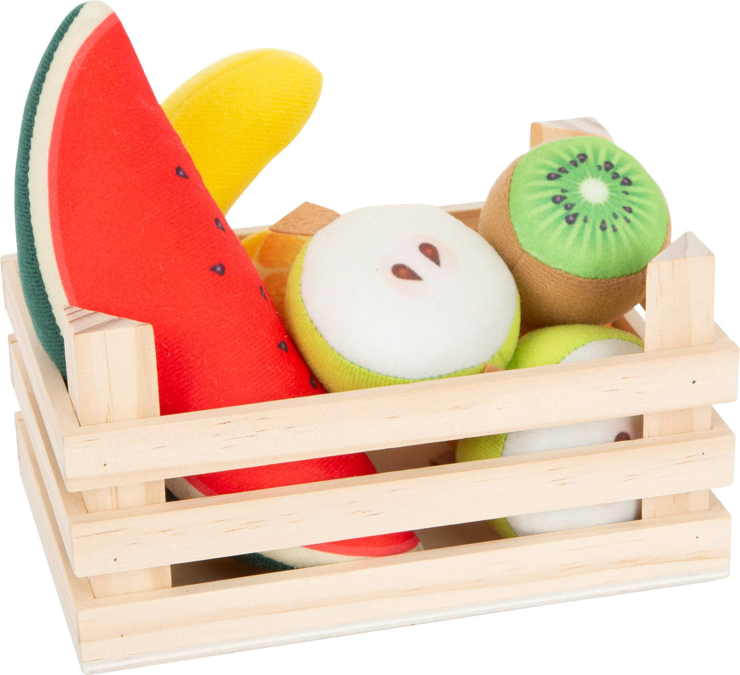small foot Tyg Frukt Set Med Box | Handlare | Trä