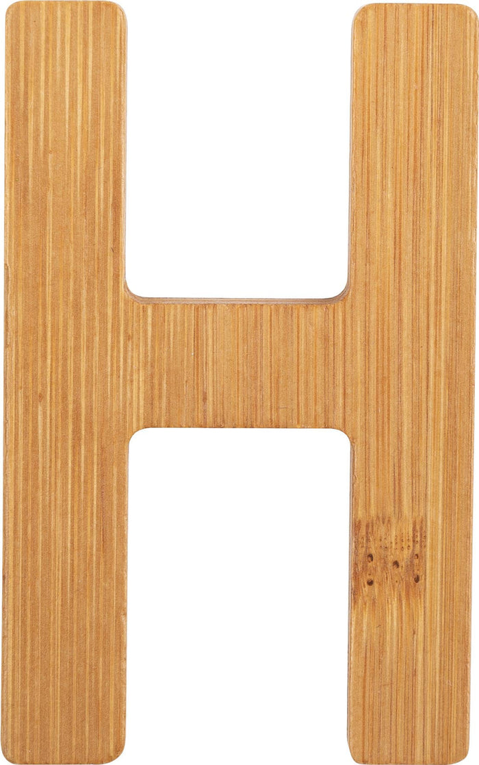 small foot ABC bokstav H bambu