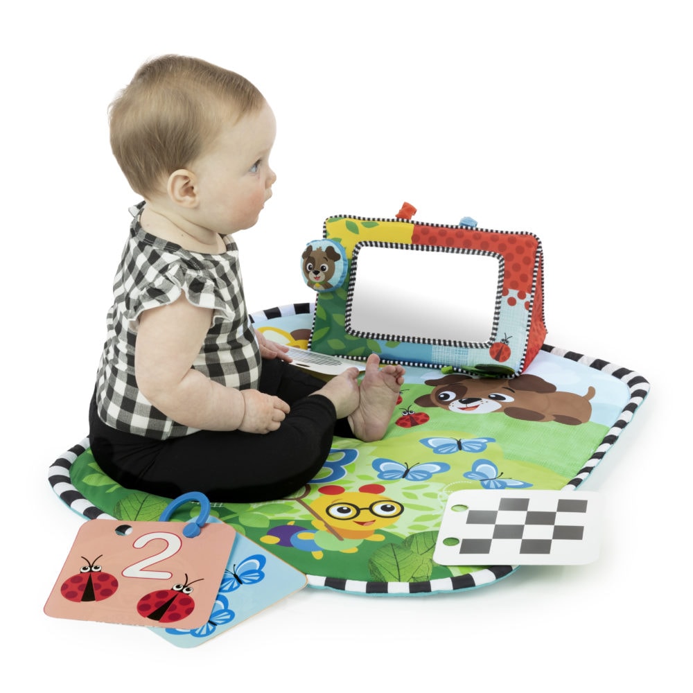 Baby Einstein Discovery Garden Mat & Mirror