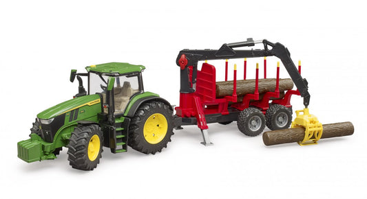 Tactic John Deere 7R 350 med skogstrailer