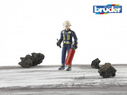 Tactic Brandman med hjälm och utrustning