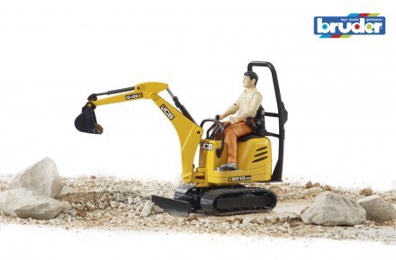 Tactic JCB Micro Grävmaskin med figur
