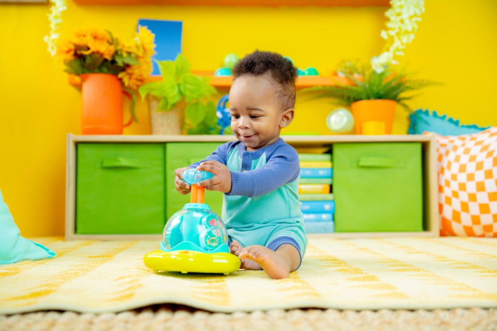 Bright Starts Press and Glow Spinner