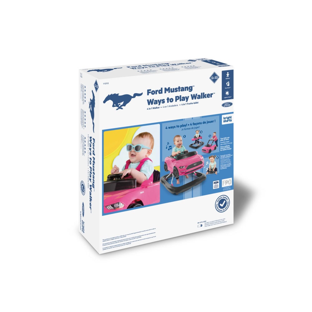 Bright Starts Ford Mustang Walker (rosa)