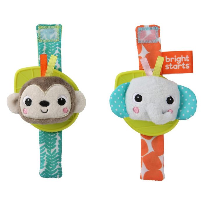 Bright Starts Rattle & Teethe Wrist Pals