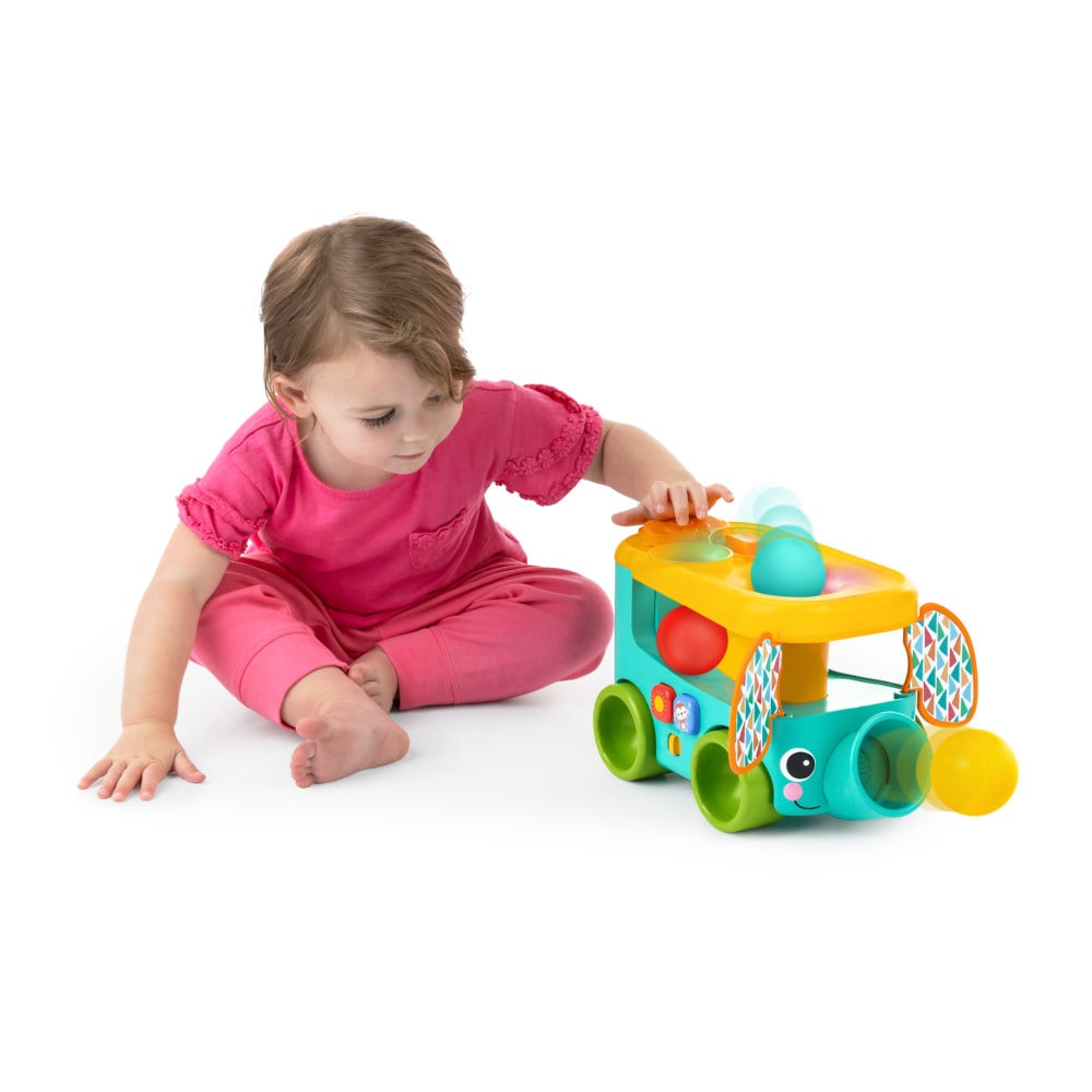 Bright Starts Pop & Roll Safari Bus