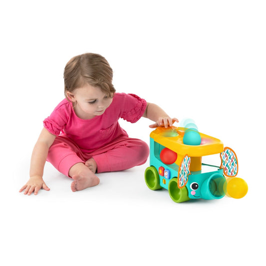 Bright Starts Pop & Roll Safari Bus
