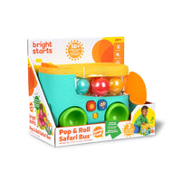 Bright Starts Pop & Roll Safari Bus