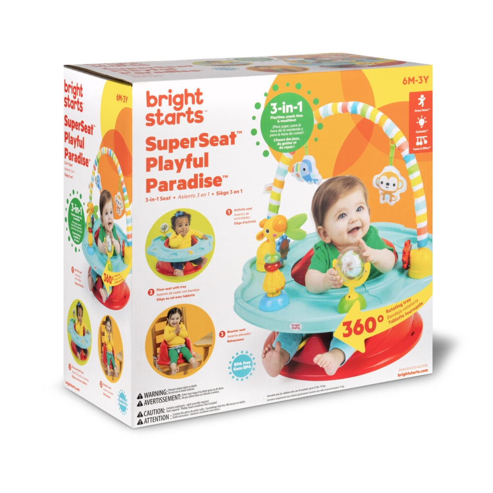 Bright Starts Playful Paradise 3-i-1 SuperSeat