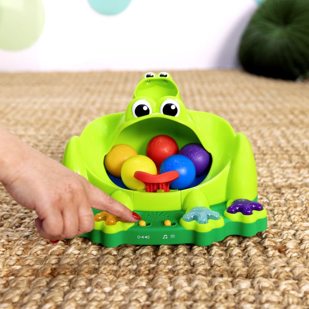 Bright Starts Poppin' Ball Frog Toy