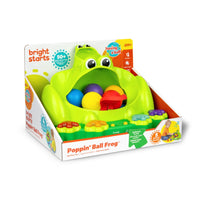Bright Starts Poppin' Ball Frog Toy