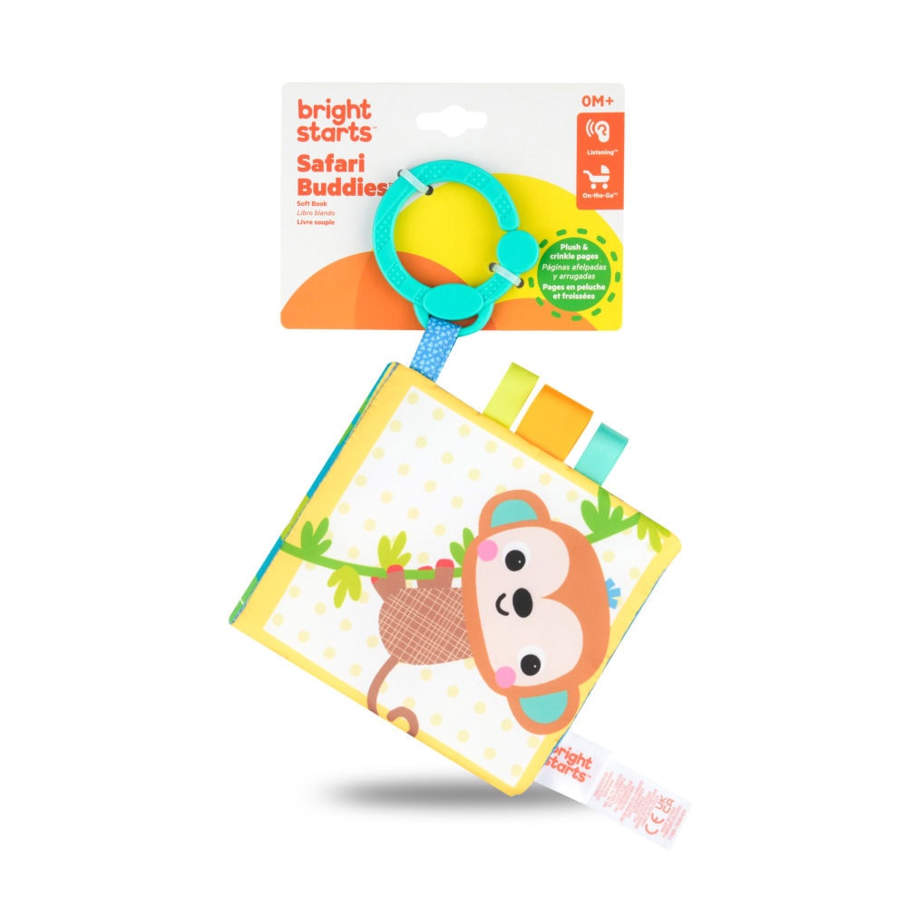 Bright Starts Safari Buddies mjuk bok