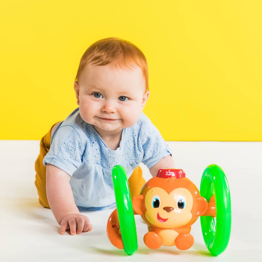 Bright Starts Roll & Glow Monkey