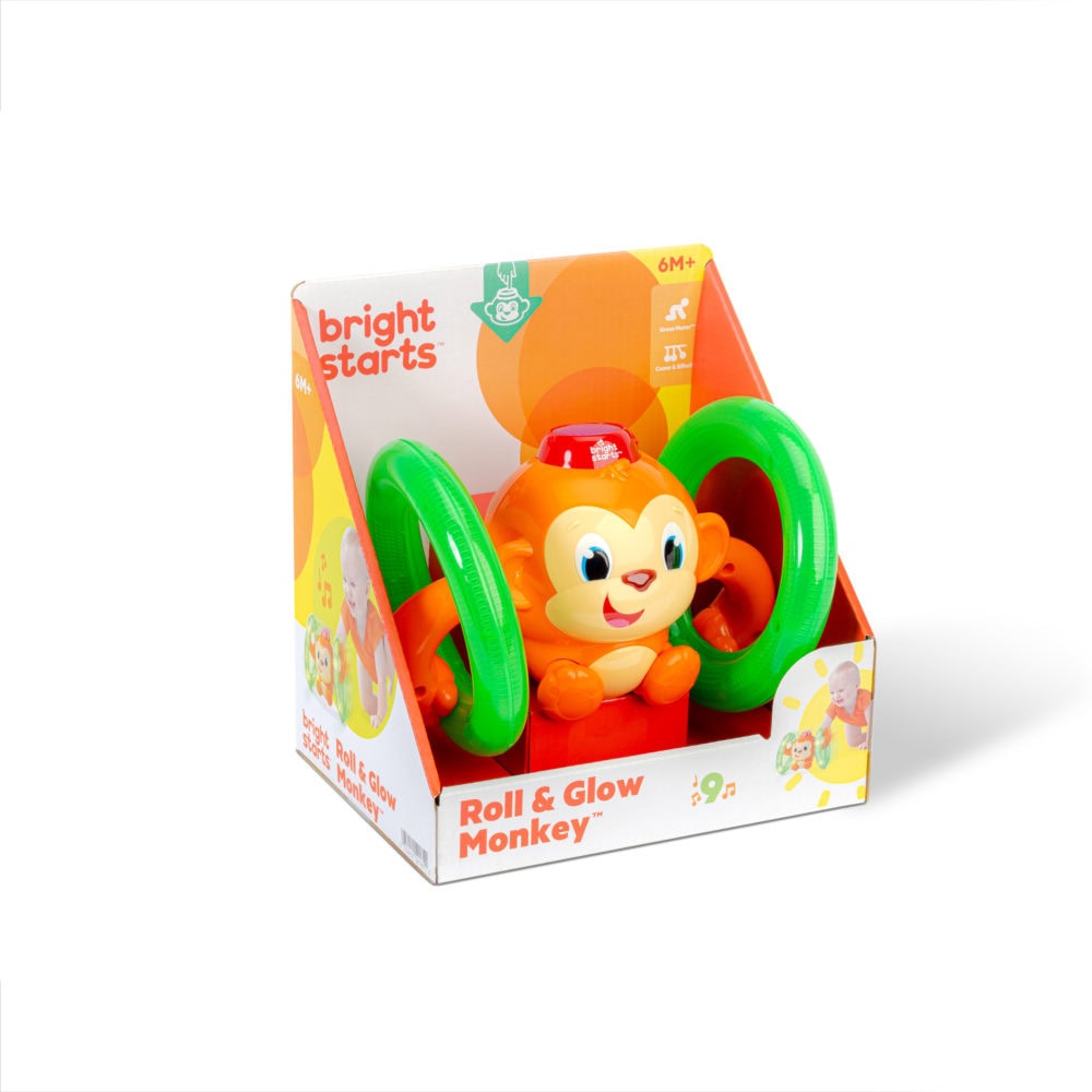 Bright Starts Roll & Glow Monkey