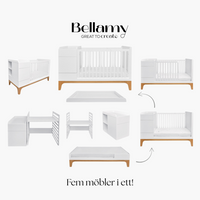 Roll About Bellamy UP! Spjälsäng 5-i-1