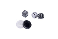 Engelhart - Backgammon röd/svart/vit