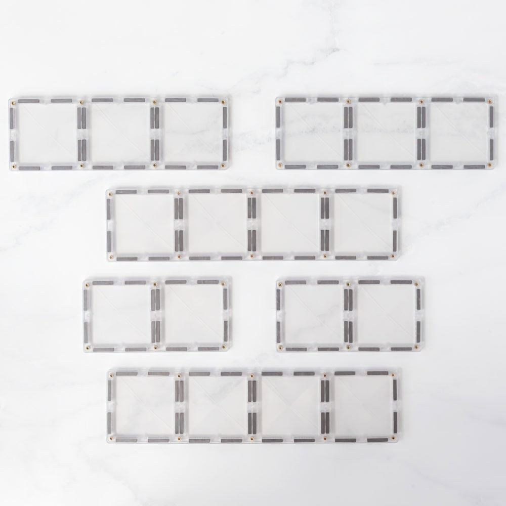 Clear Rectangle Pack 12 Pieces