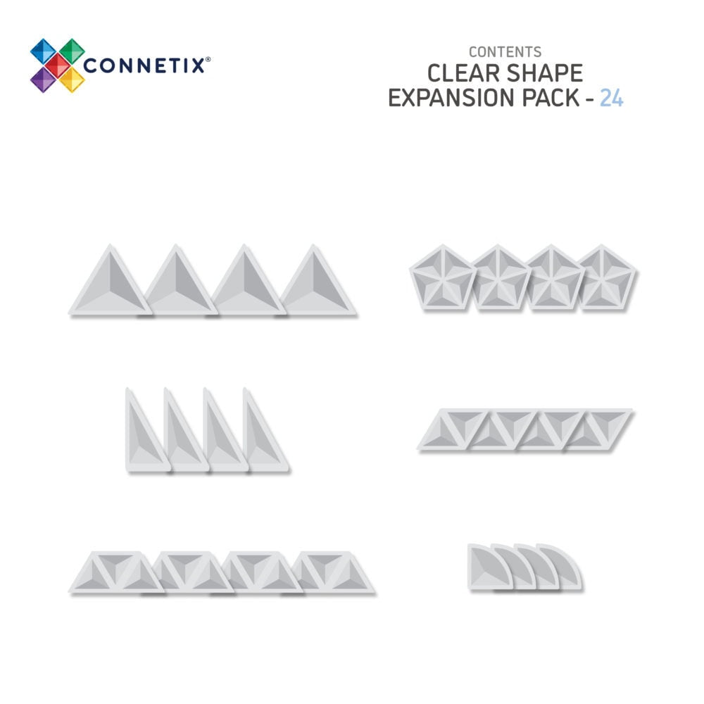 Clear Shape Expansion Pack 24 Pieces
