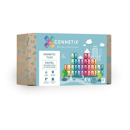 Pastel Rectangle Pack 24 Pieces