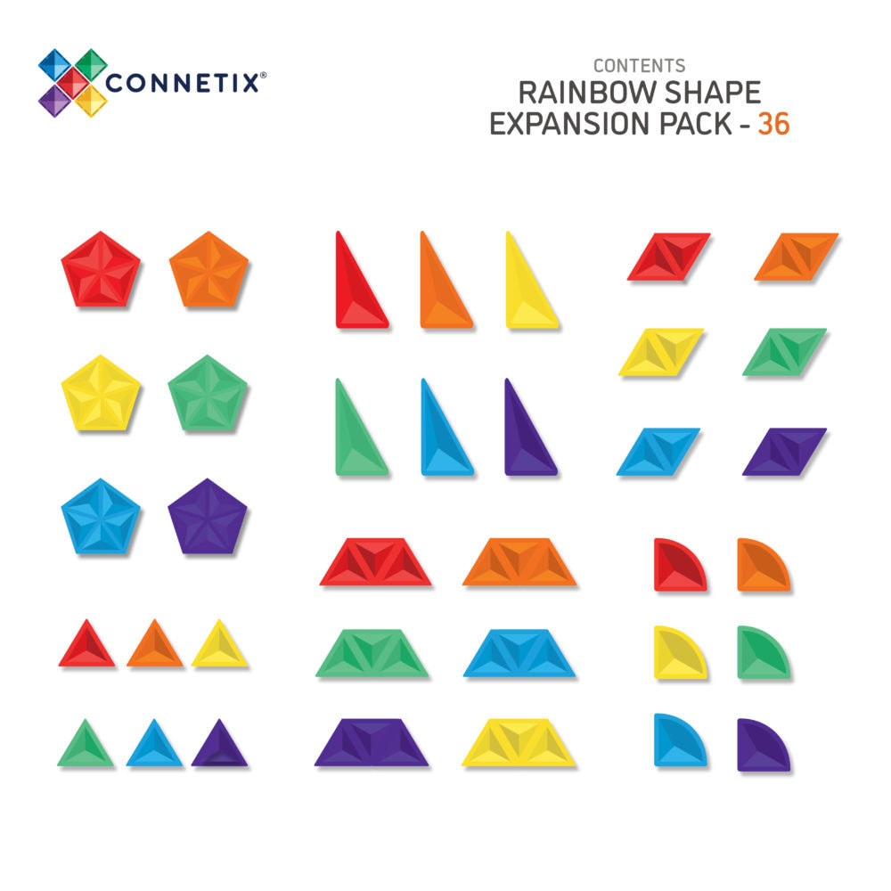 Rainbow Shape Expansion Pack 36 Pieces