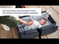 Roll About Doomoo 2-i-1 Skötväska Resesäng