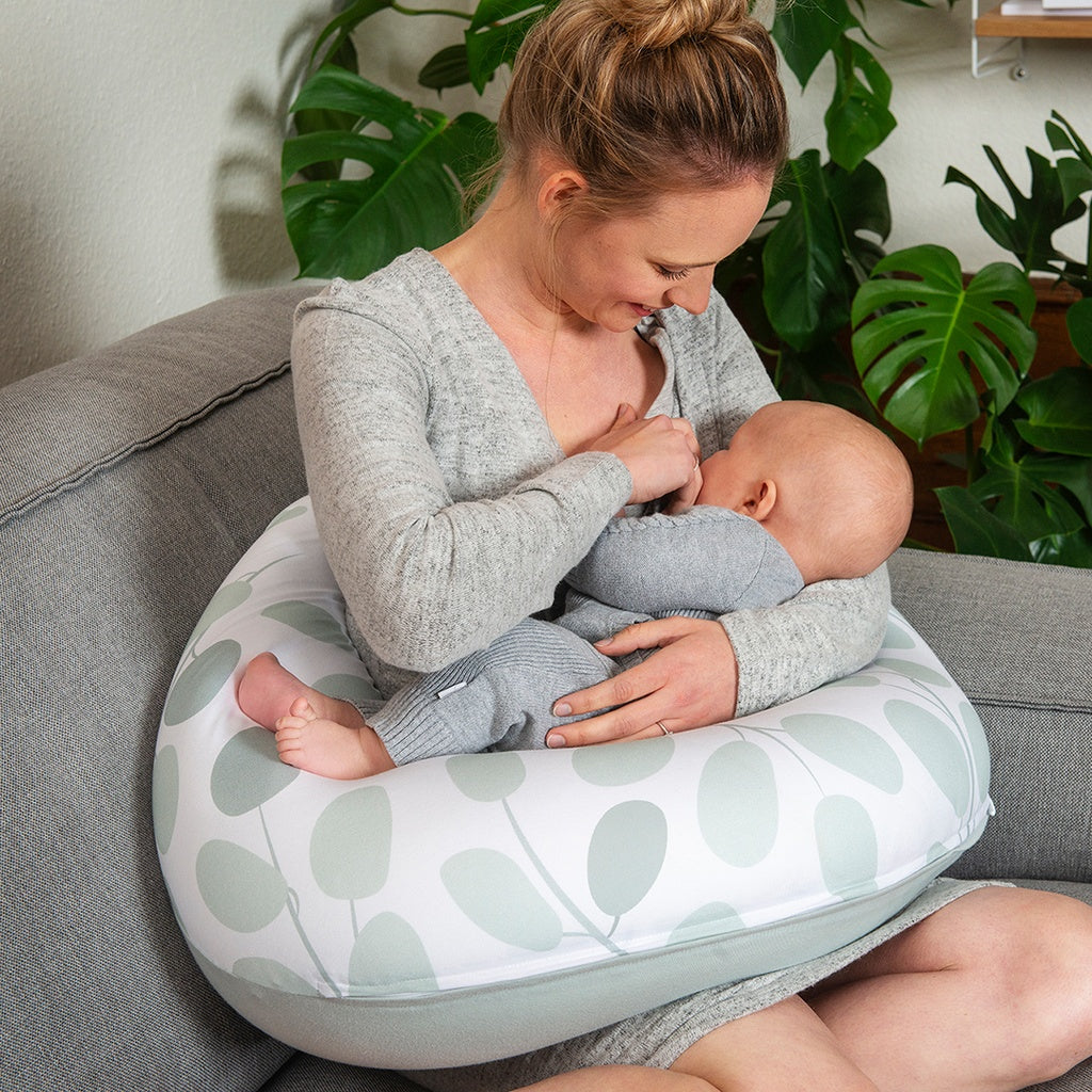 Roll About Gravid- & Amningskudde Löv Grön