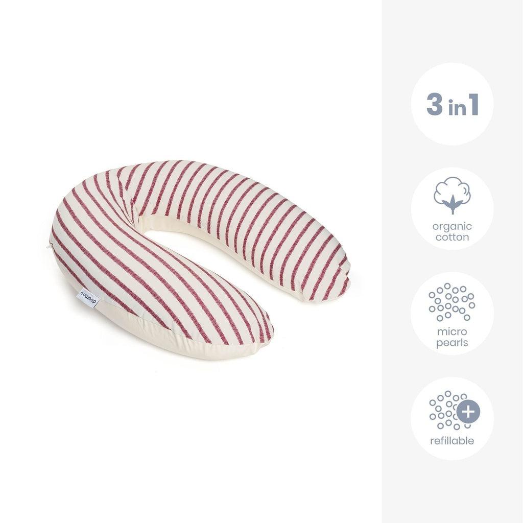 Doomoo Amnings- gravidkudde - Polka Creme