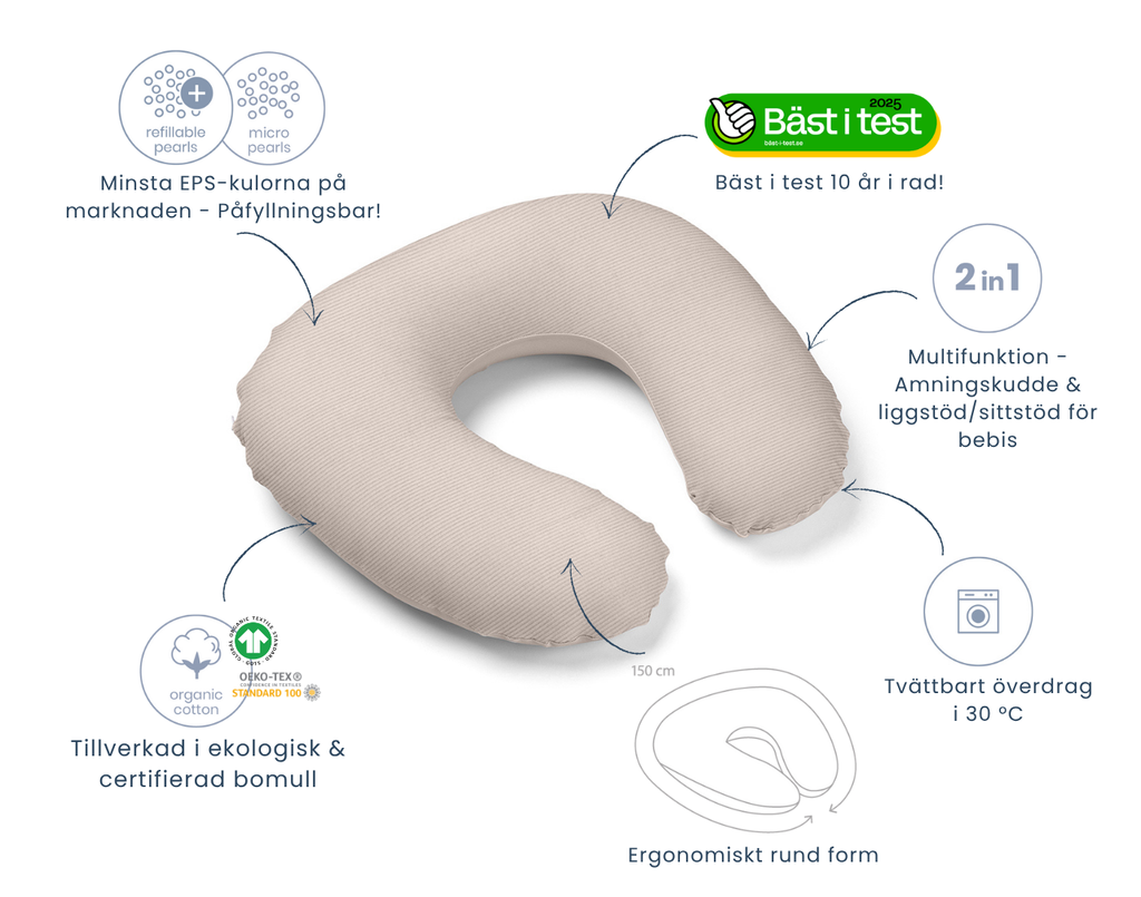 Roll About Doomoo Amningskudde