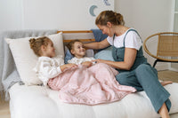 Roll About Vadderad Filt - Dimrosa