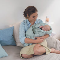 Roll About Vadderad Filt Moln Kaki