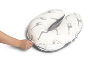 Roll About Överdrag Amningskudde Giraff Grå