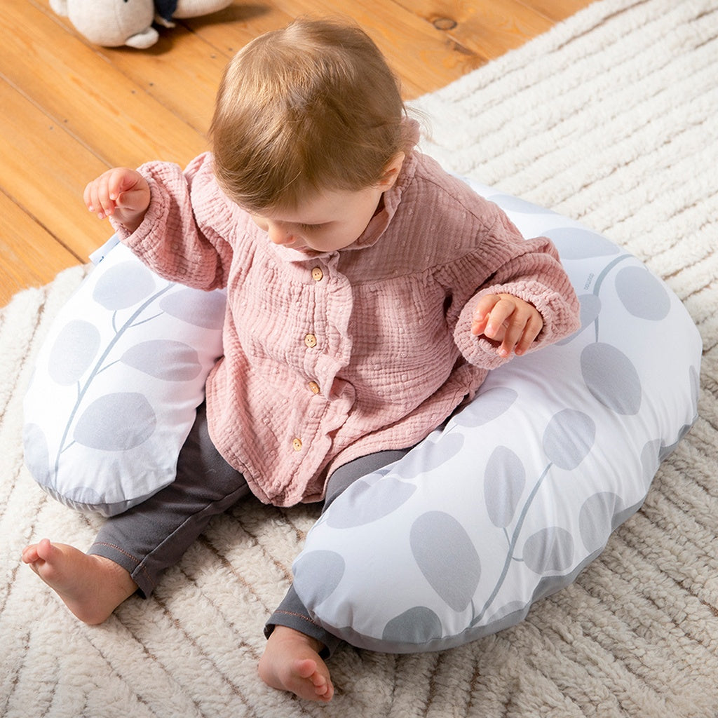 Roll About Doomoo Överdrag Löv Grå