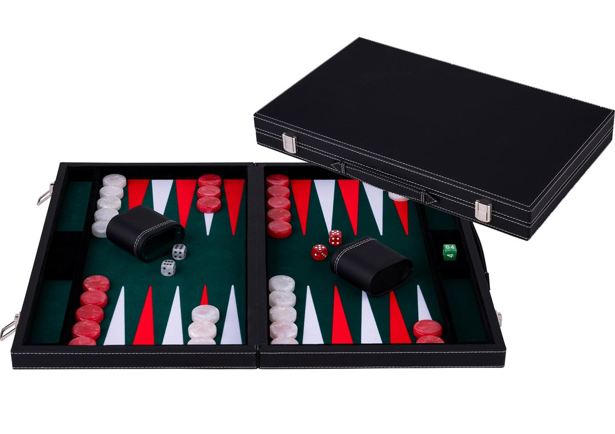 Engelhart - Backgammon med inläggningsfilt