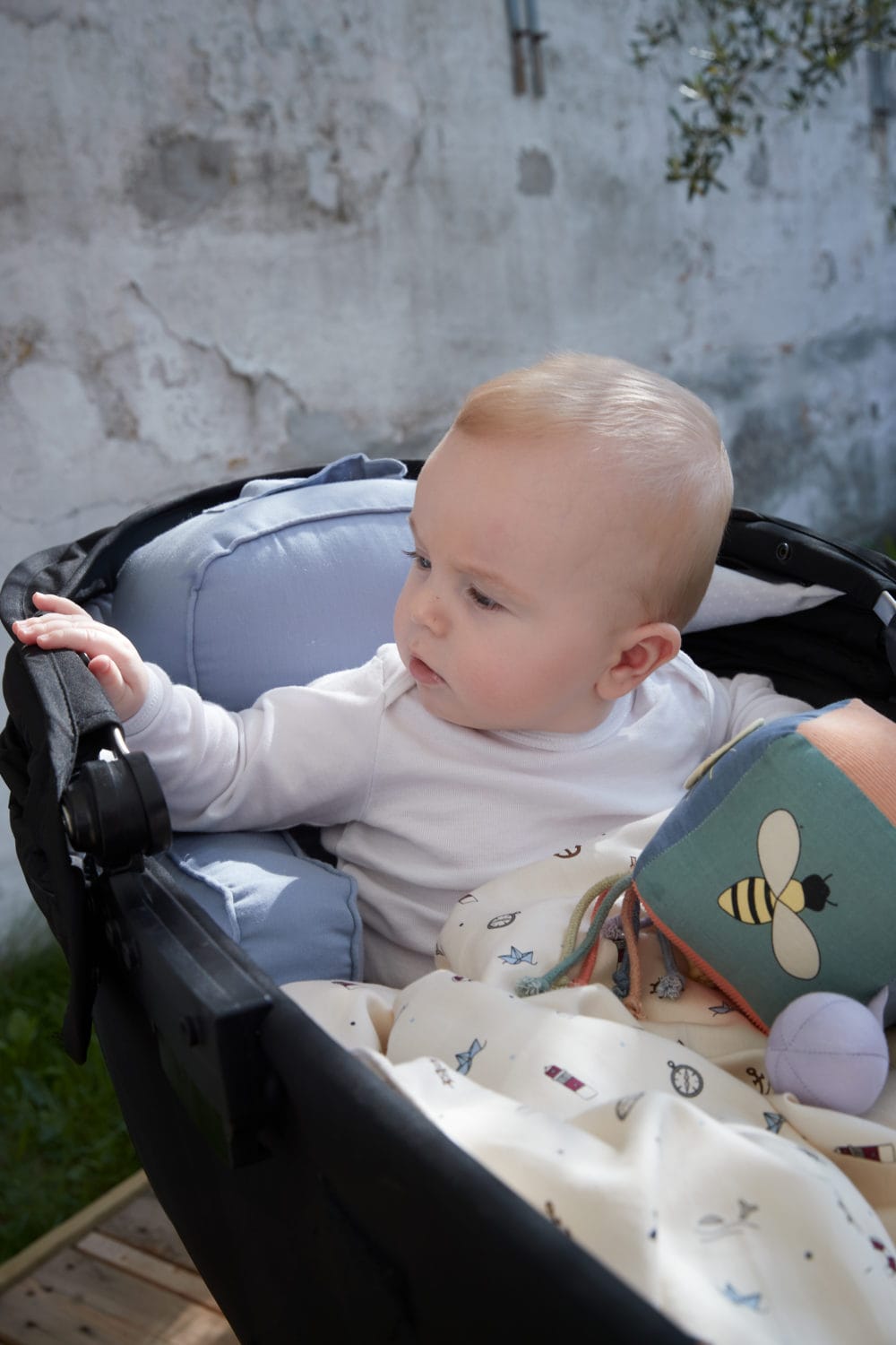 Filibabba Gry barnvagnskudde