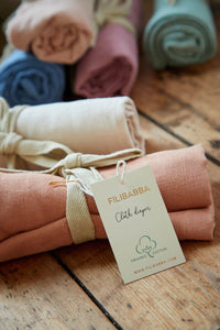 Filibabba Muslinblöja GOTS Sandy