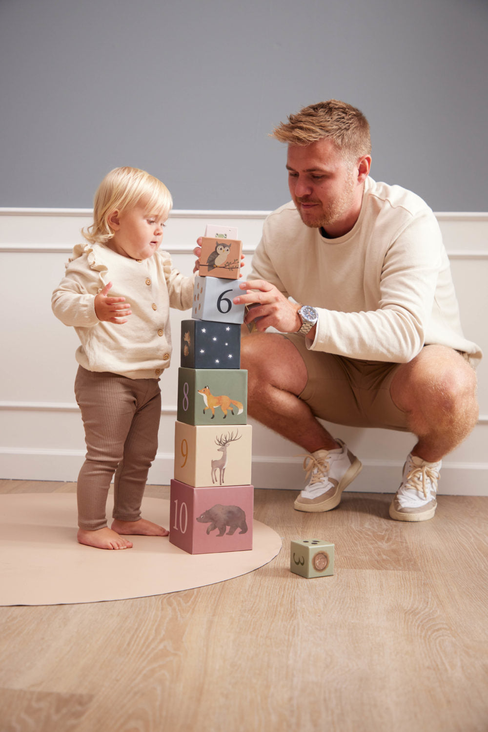 Filibabba Stacking Blocks Nordic Djur