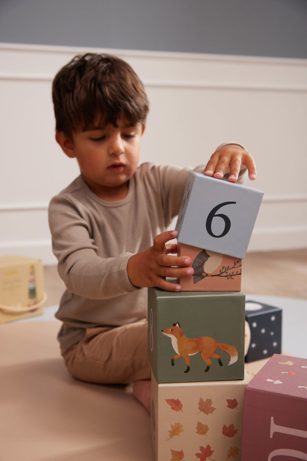 Filibabba Stacking Blocks Nordic Djur