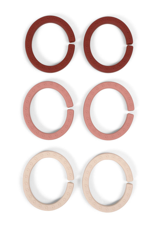 Filibabba Silikonringar - Rose