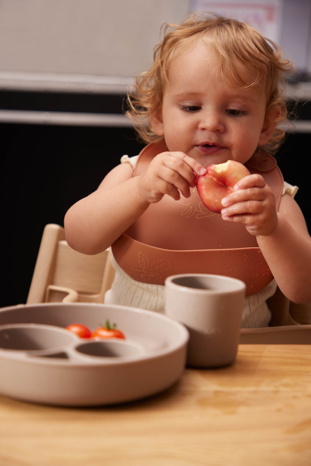 Filibabba Silikonhaklapp med ekorre