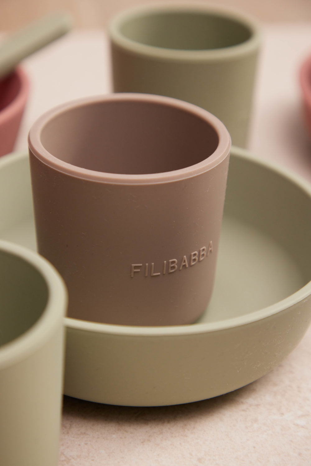 Filibabba Silikonmugg 2-pack