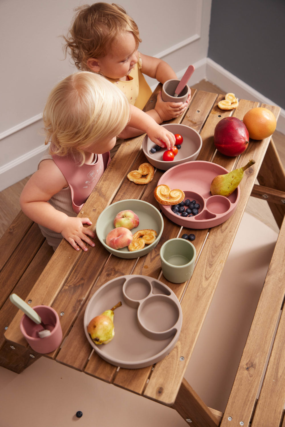 Filibabba Silikonskål 2-pack