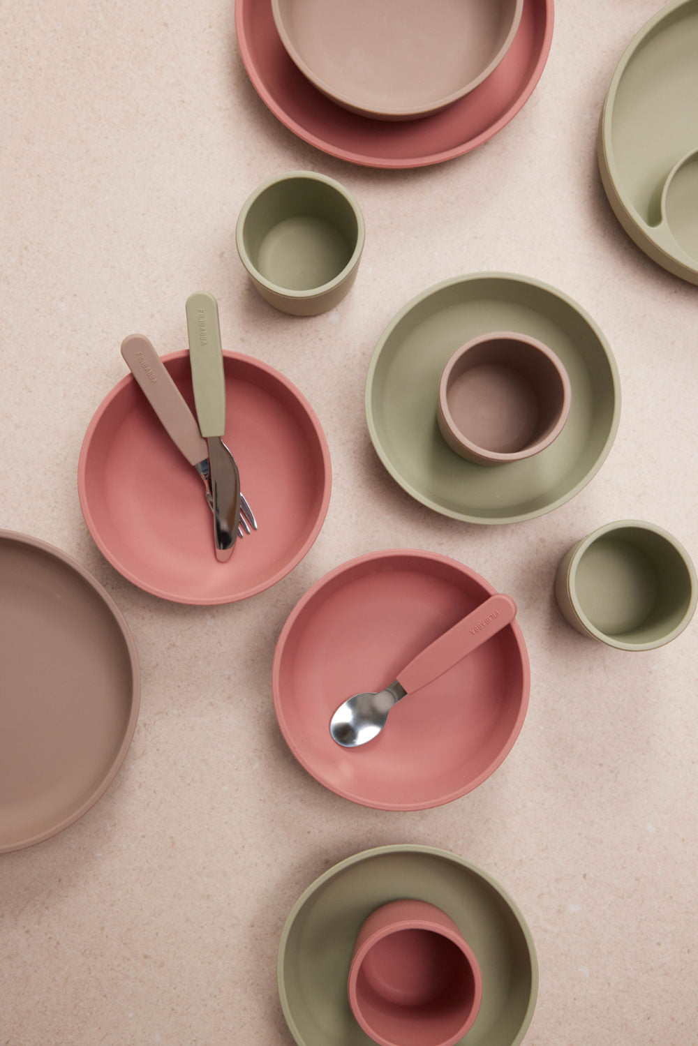 Filibabba Silikonskål 2-pack