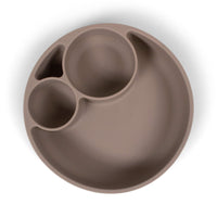 Filibabba Silikonplatta - Varmgrå