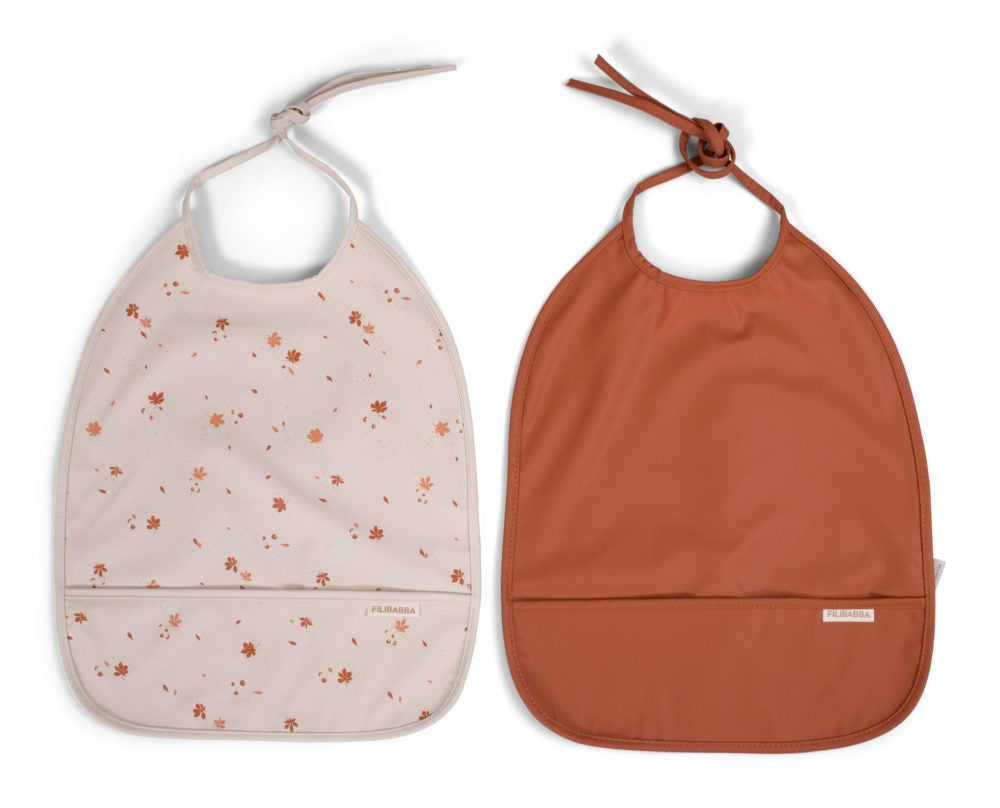 Filibabba Haklapp med knytband 2-pack