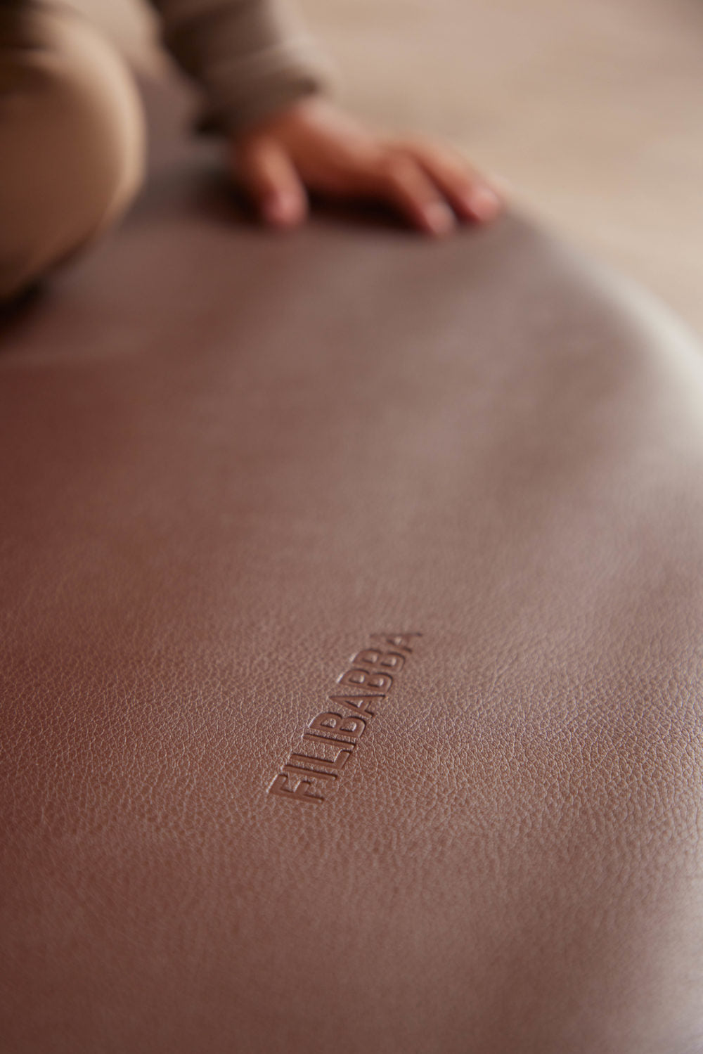 Filibabba Halkfri Golvmatta Återvunnet Läder