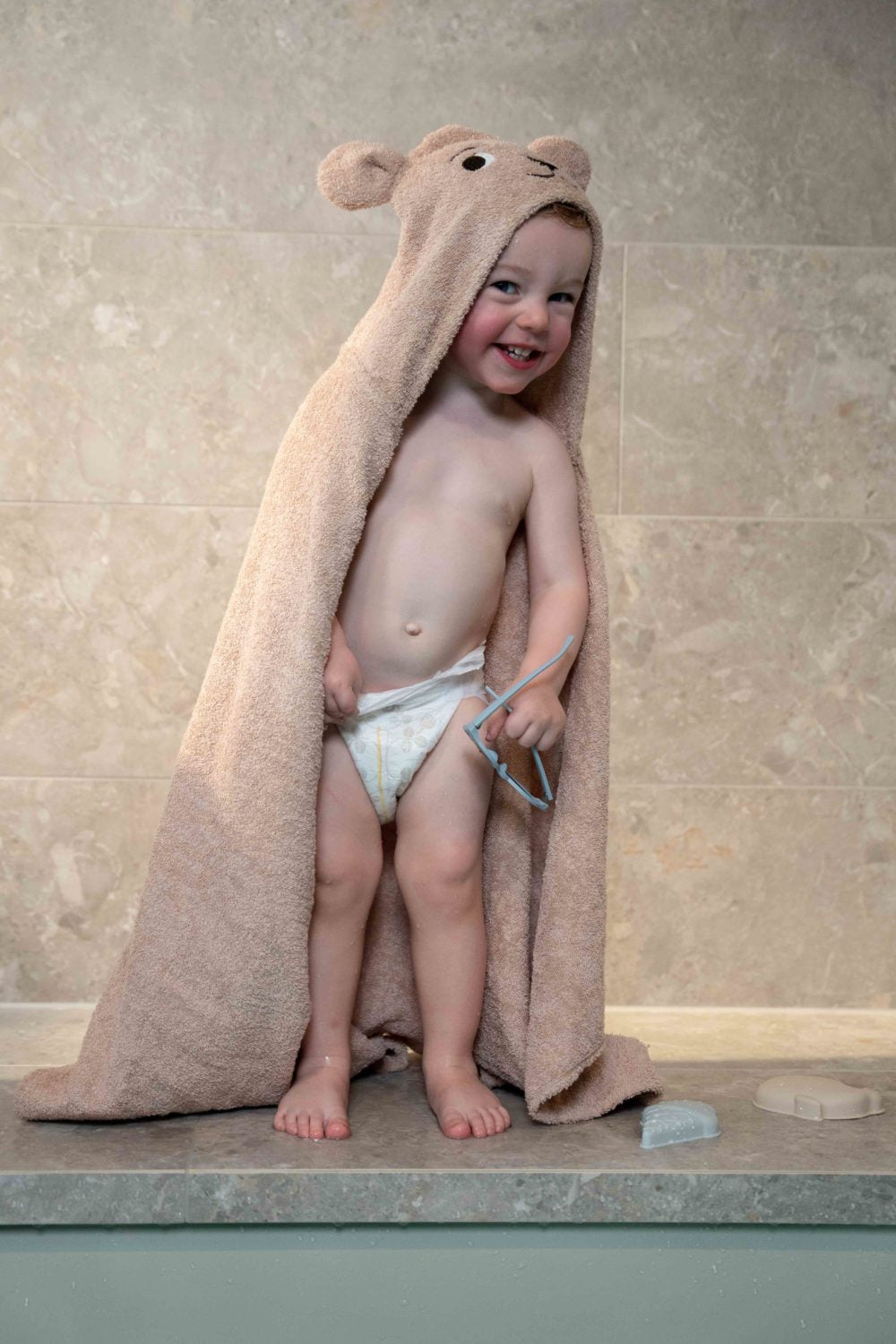 Filibabba Bear hooded towel
