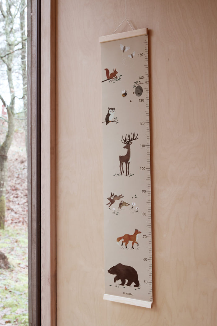 Filibabba Growth Chart – Skogsdjur