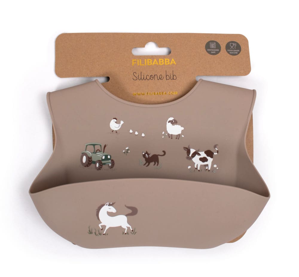 Filibabba Silikonhaklapp Magic Farm