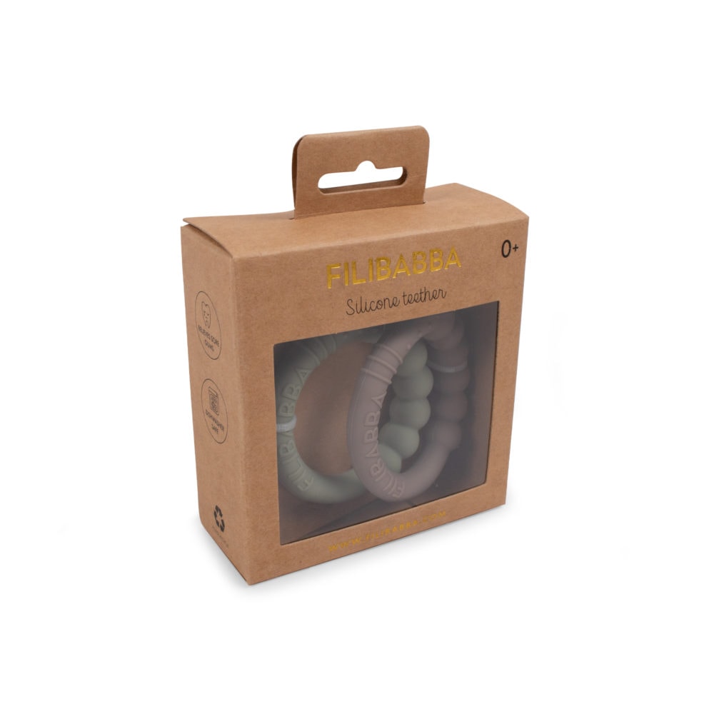 Filibabba Silikonbitring 2-pack
